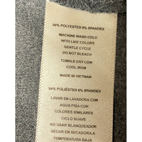 HICKEY FREEMAN 1/4 ZIP PULLOVER SIZE L GRAY STRIPED GOLF LONG SLEEVE JACKET MENS - Picture 4 of 5